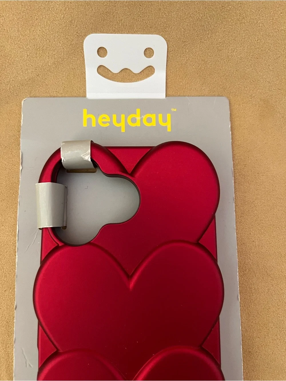 Heyday Red Heart iPhone 16 Protective Case